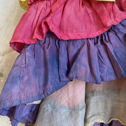 1930s Lamé & Taffeta Skirt