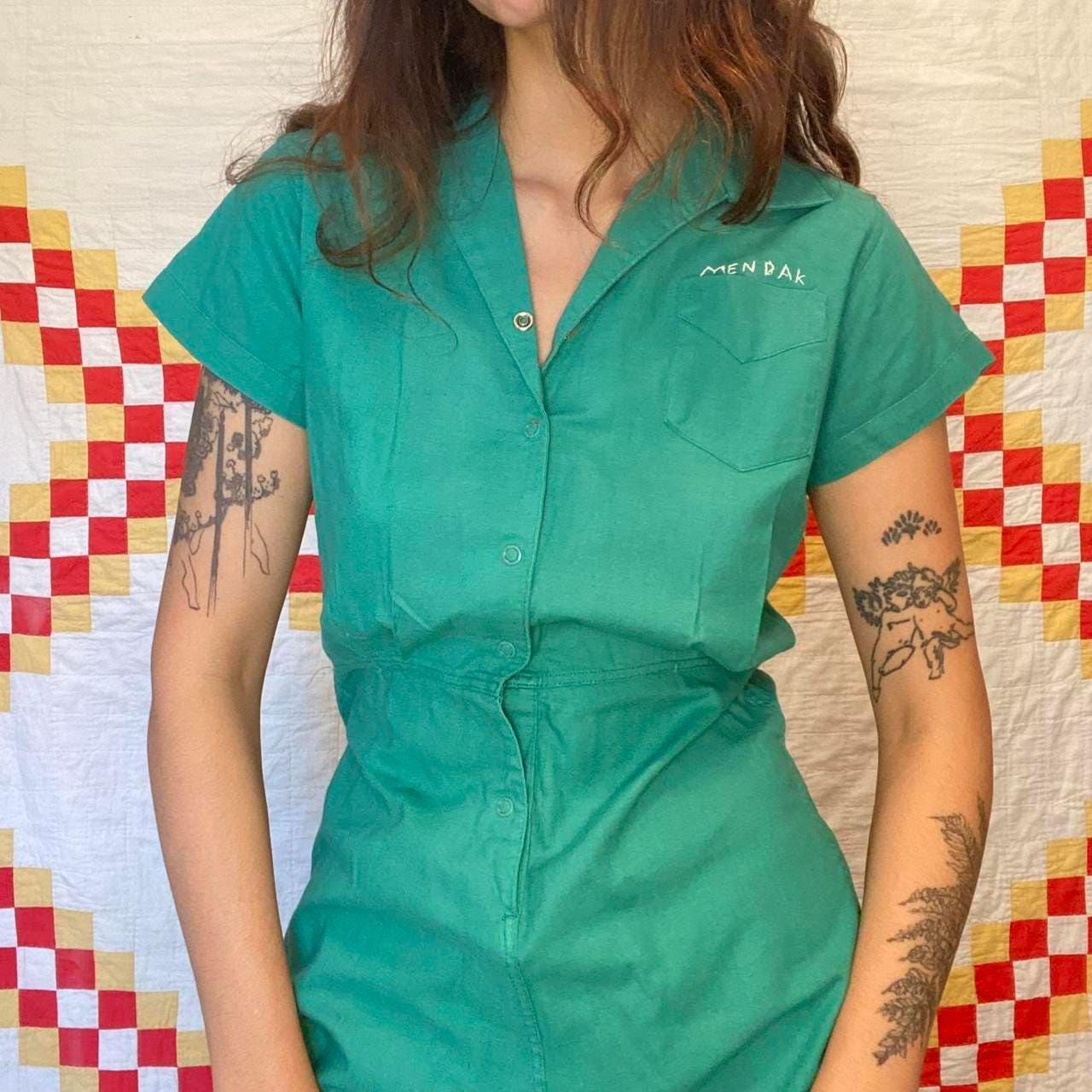 1950s vintage sanforized cotton gym suit romper
