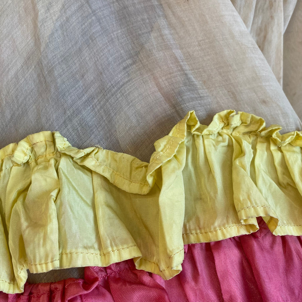 1930s Lamé & Taffeta Skirt