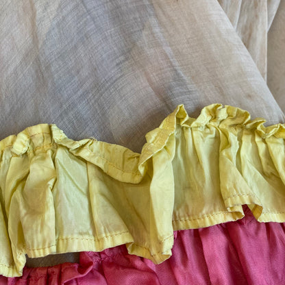 1930s Lamé & Taffeta Skirt