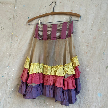 1930s Lamé & Taffeta Skirt