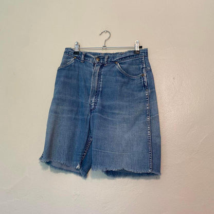 1950s Wrangler Blue Bell denim cutoff shorts