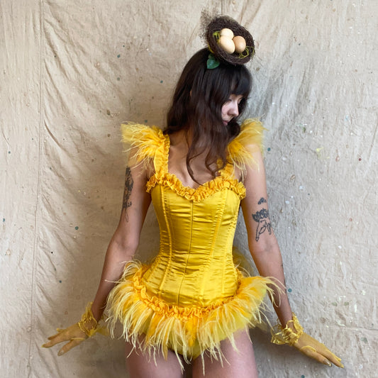 Ostrich Feather Showgirl Costume