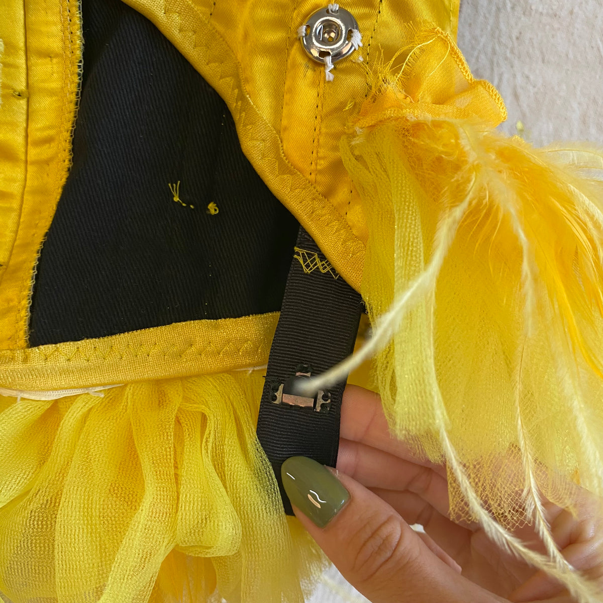 Ostrich Feather Showgirl Costume