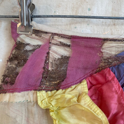 1930s Lamé & Taffeta Skirt