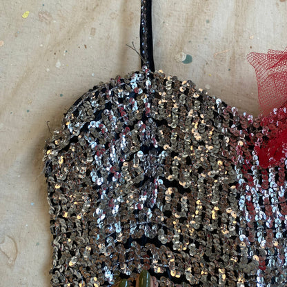 1960s Sequin & Net Outfit