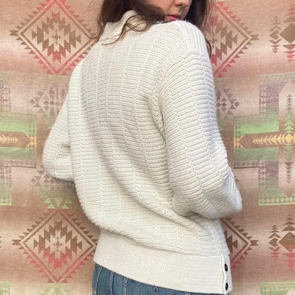 1960s Campus DItalia acrylic striped cardigan