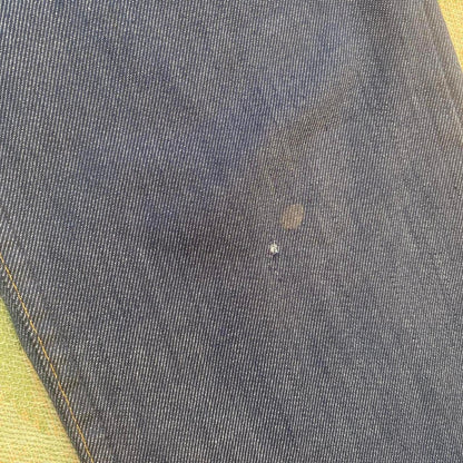 1970s dark wash poly cotton flared Levis