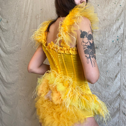 Ostrich Feather Showgirl Costume