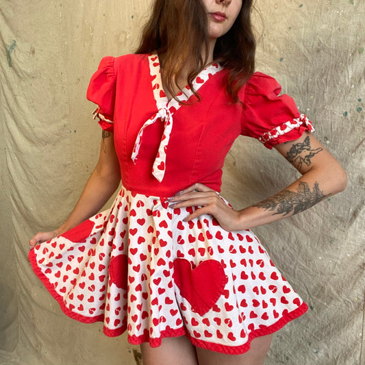 1960s Queen of Hearts Dress