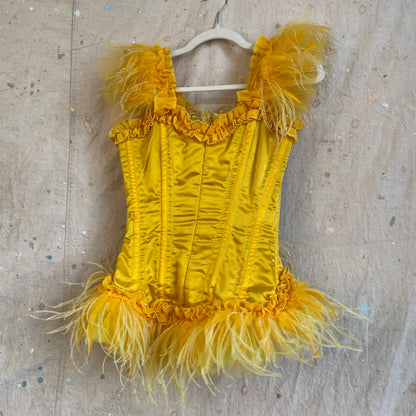 Ostrich Feather Showgirl Costume