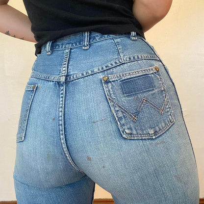 1950s Wrangler Blue Bell denim cutoff shorts