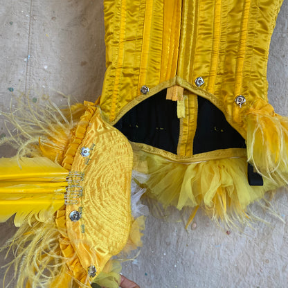 Ostrich Feather Showgirl Costume