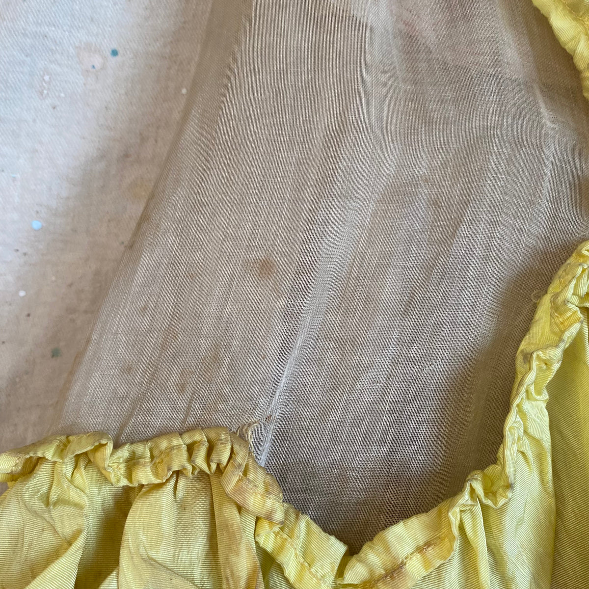 1930s Lamé & Taffeta Skirt