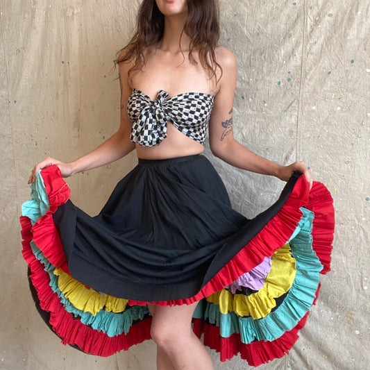 1950s Flamenco Skirt