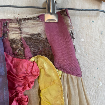 1930s Lamé & Taffeta Skirt
