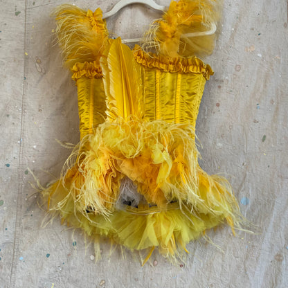 Ostrich Feather Showgirl Costume