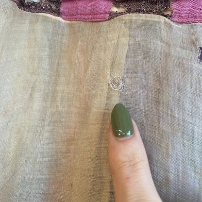 1930s Lamé & Taffeta Skirt