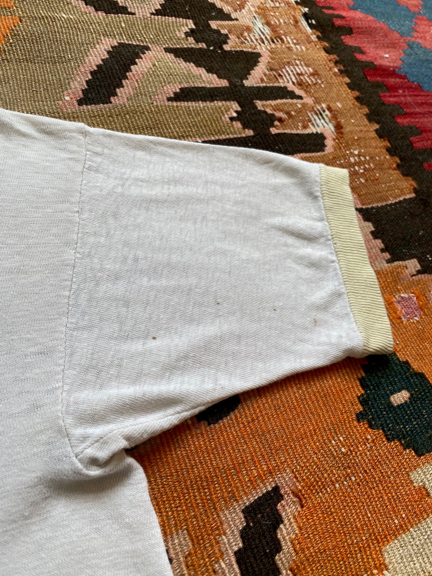 1960s/1970s "Property of New York Knicks" distressed cotton ringer tee