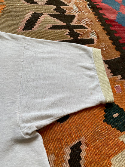 1960s/1970s "Property of New York Knicks" distressed cotton ringer tee