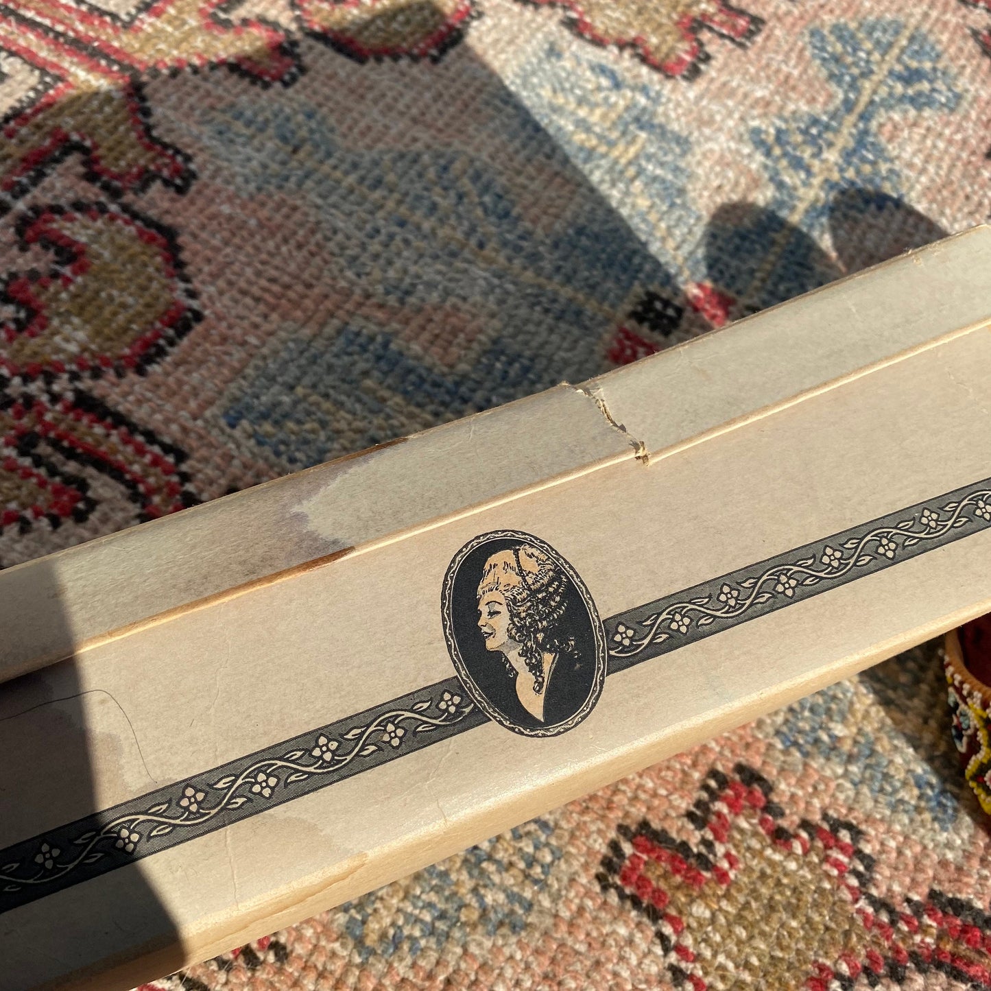 DEADSTOCK 1930s “Quality Slippers” Handmade Glass Beaded Velvet Slippers/Sandals with Wooden Kitten Heel, never been worn!!