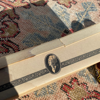 DEADSTOCK 1930s “Quality Slippers” Handmade Glass Beaded Velvet Slippers/Sandals with Wooden Kitten Heel, never been worn!!