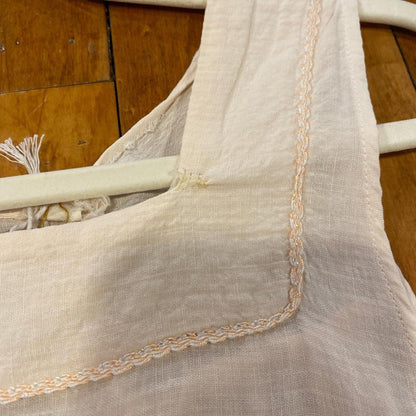 antique cotton light pink nightgown