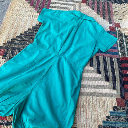 1950s vintage sanforized cotton gym suit romper