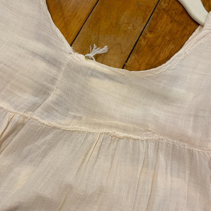 antique cotton light pink nightgown