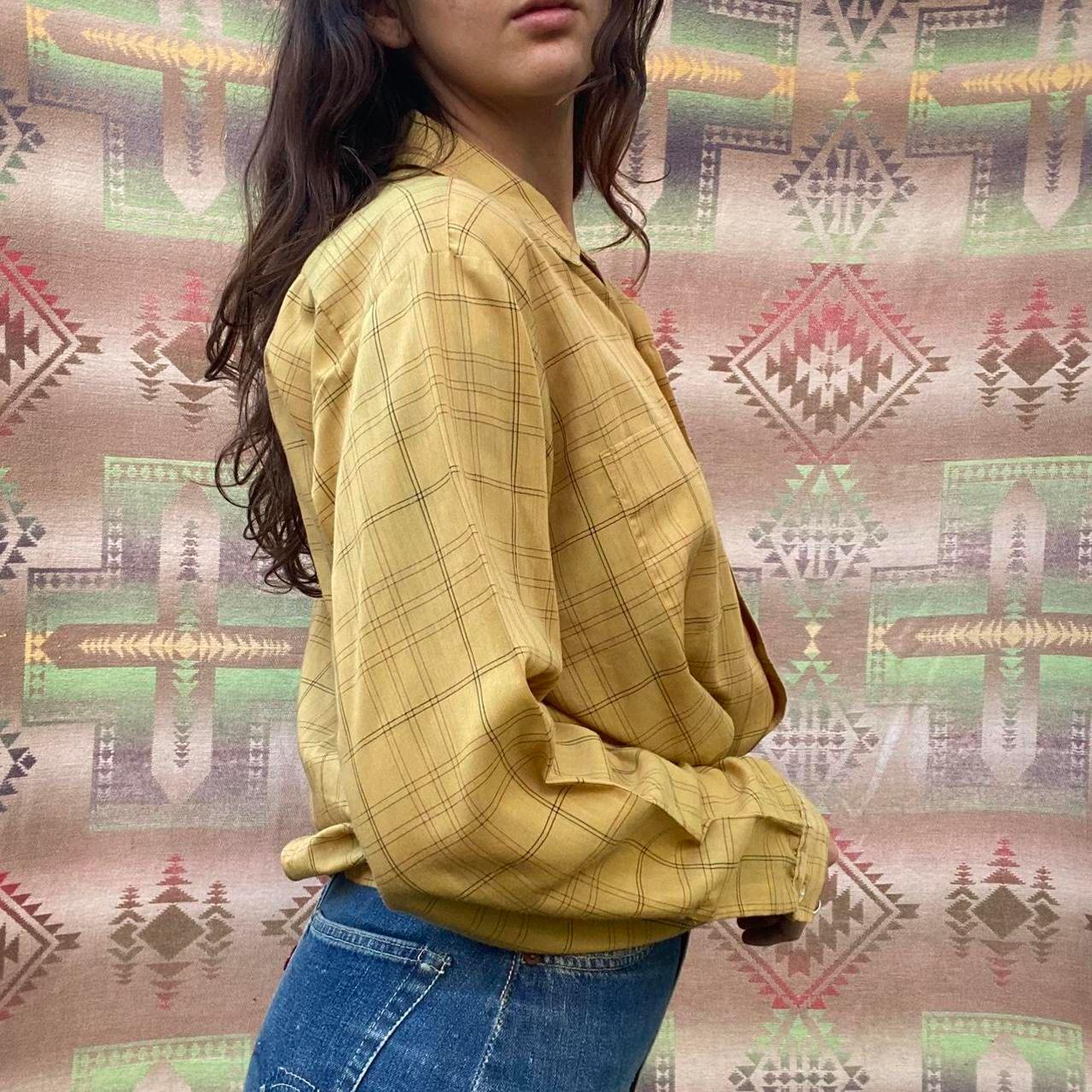 1960s/1970s poly/cotton Campus button up