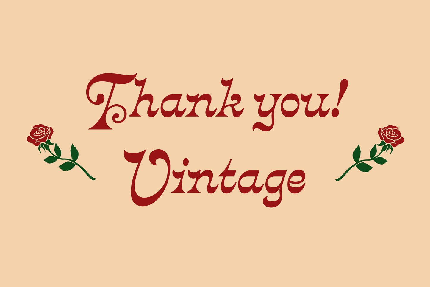 Thank You! Vintage Gift Card