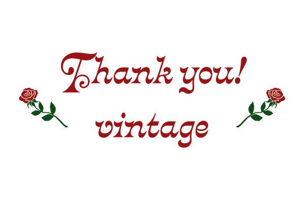 Thank You! Vintage